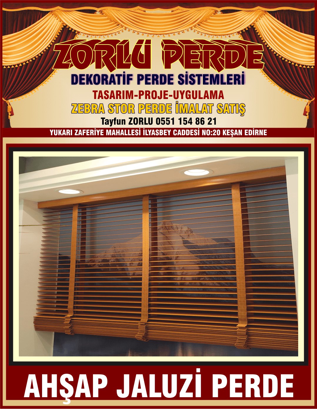 ZEBRA STOR PERDE İMALAT SATIŞ MONTAJ KEŞAN - Görsel 6