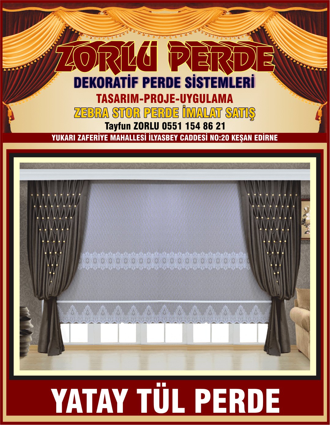 ZEBRA STOR PERDE İMALAT SATIŞ MONTAJ KEŞAN - Görsel 4