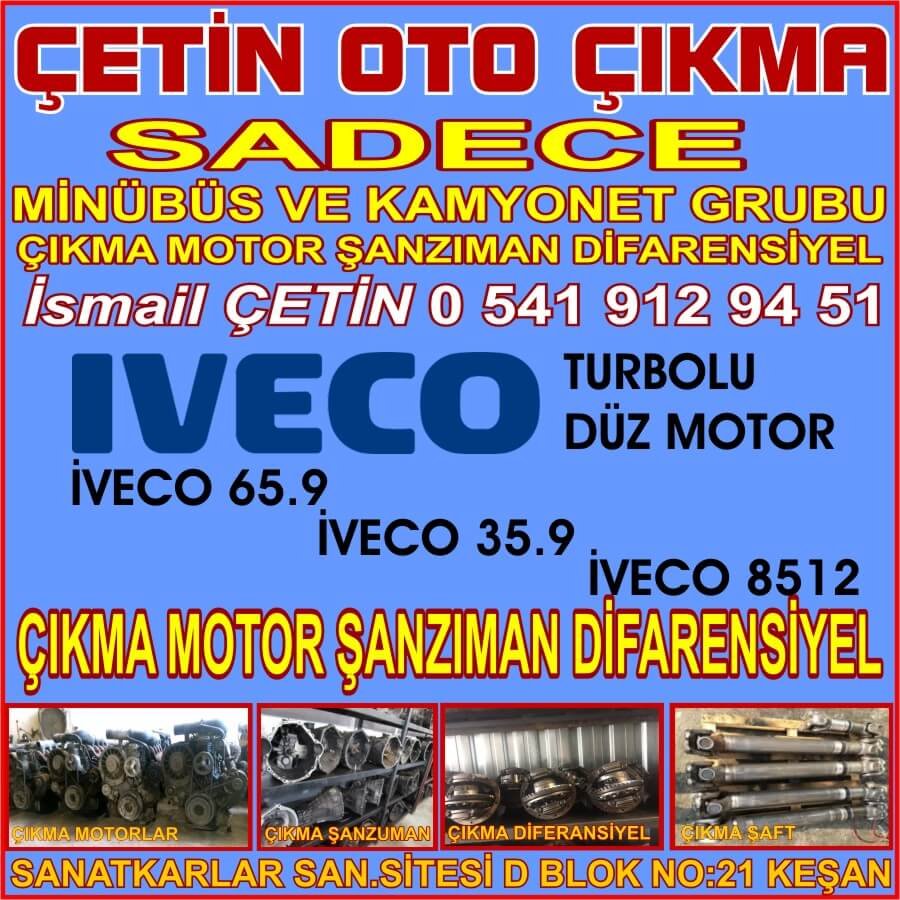 ÇETİN ÇIKMA MAGIRUS İVECO MİTSUBİSHİ BMC HYUNDAİ MOTOR ŞANZIMAN DİFERANSİYEL KEŞAN - Görsel 10