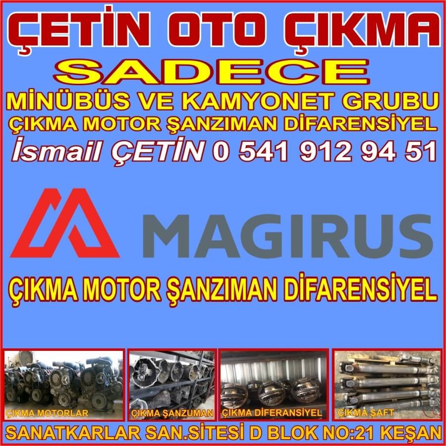 ÇETİN ÇIKMA MAGIRUS İVECO MİTSUBİSHİ BMC HYUNDAİ MOTOR ŞANZIMAN DİFERANSİYEL KEŞAN - Görsel 7