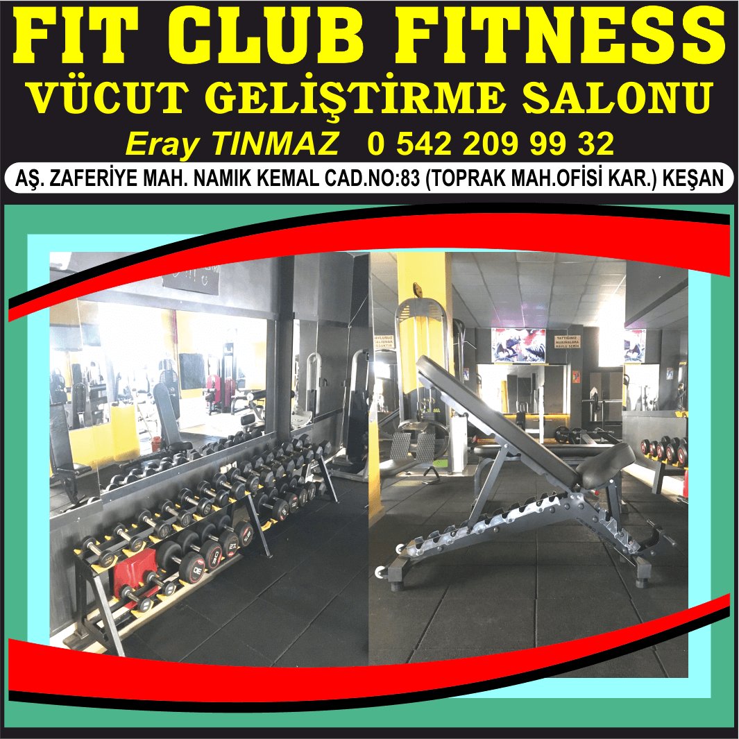 KEŞAN SPOR SALONU VÜCUT GELİŞTİRME FIT CLUB FITNESS SALON - Görsel 4