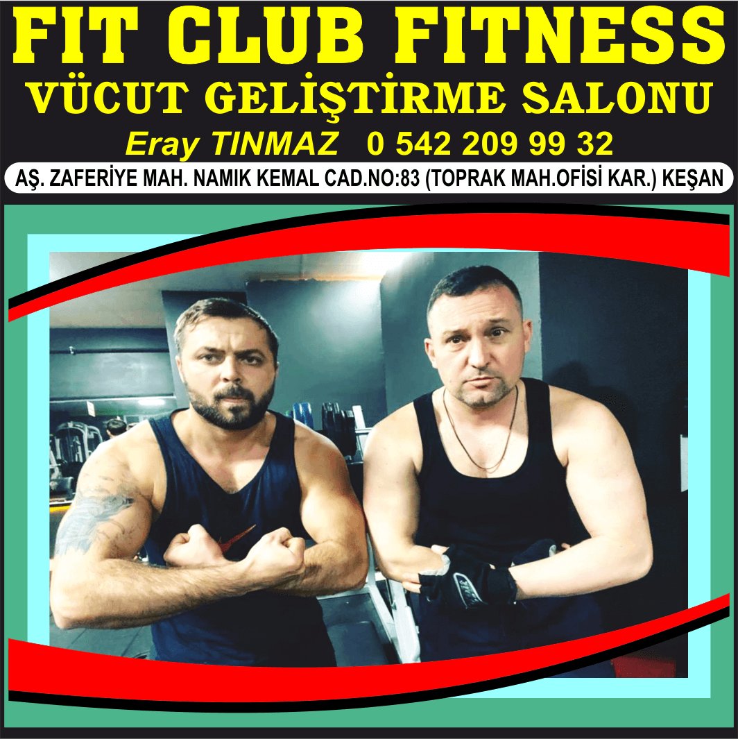 KEŞAN SPOR SALONU VÜCUT GELİŞTİRME FIT CLUB FITNESS SALON - Görsel 6