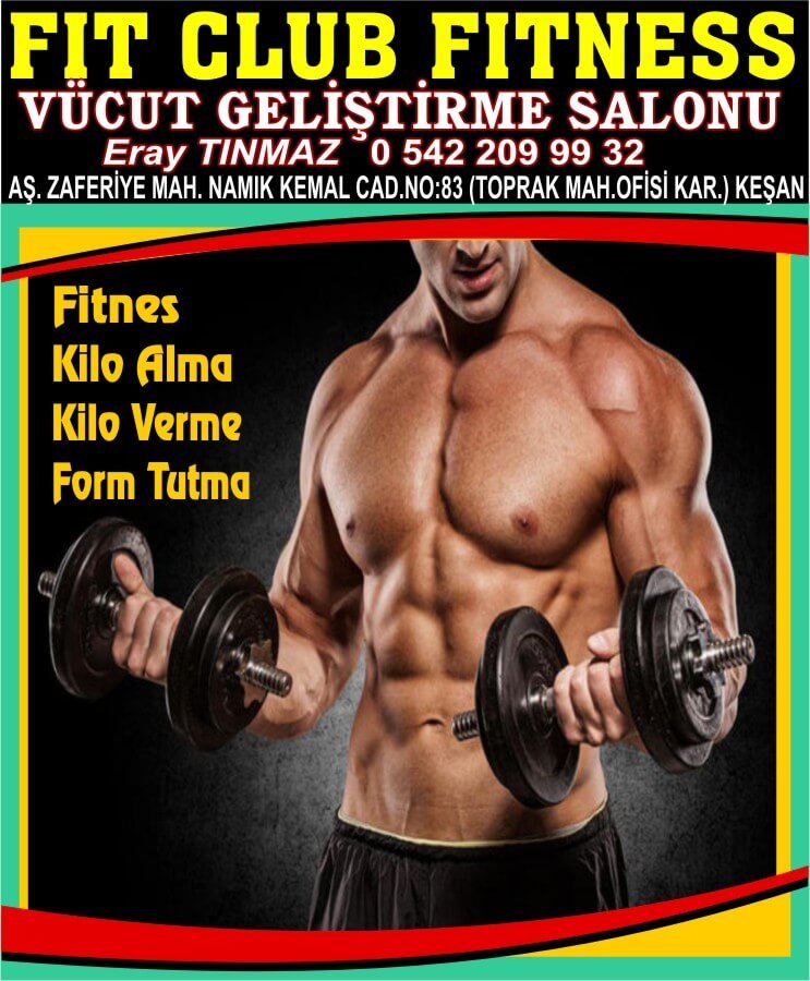 KEŞAN SPOR SALONU VÜCUT GELİŞTİRME FIT CLUB FITNESS SALON - Görsel 8