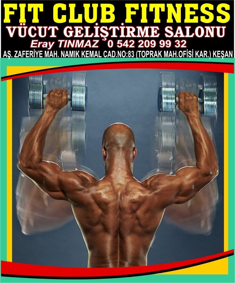 KEŞAN SPOR SALONU VÜCUT GELİŞTİRME FIT CLUB FITNESS SALON - Görsel 9
