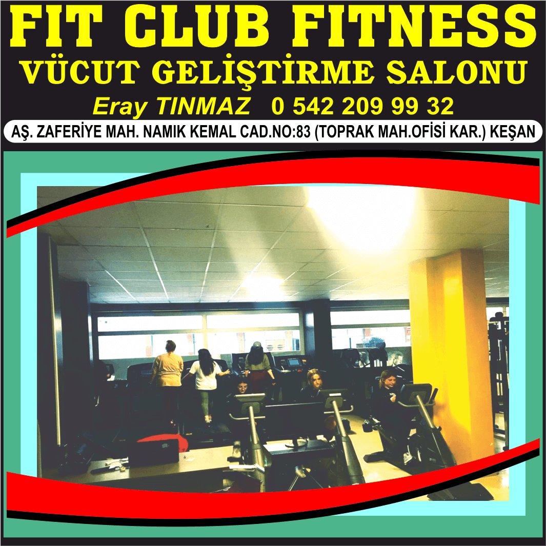 KEŞAN SPOR SALONU VÜCUT GELİŞTİRME FIT CLUB FITNESS SALON - Görsel 3