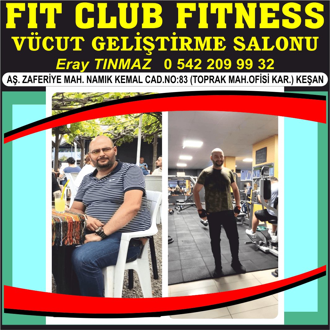 KEŞAN SPOR SALONU VÜCUT GELİŞTİRME FIT CLUB FITNESS SALON - Görsel 5