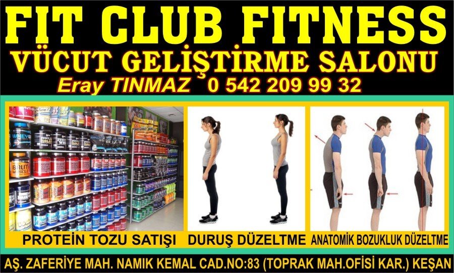 KEŞAN SPOR SALONU VÜCUT GELİŞTİRME FIT CLUB FITNESS SALON - Görsel 14