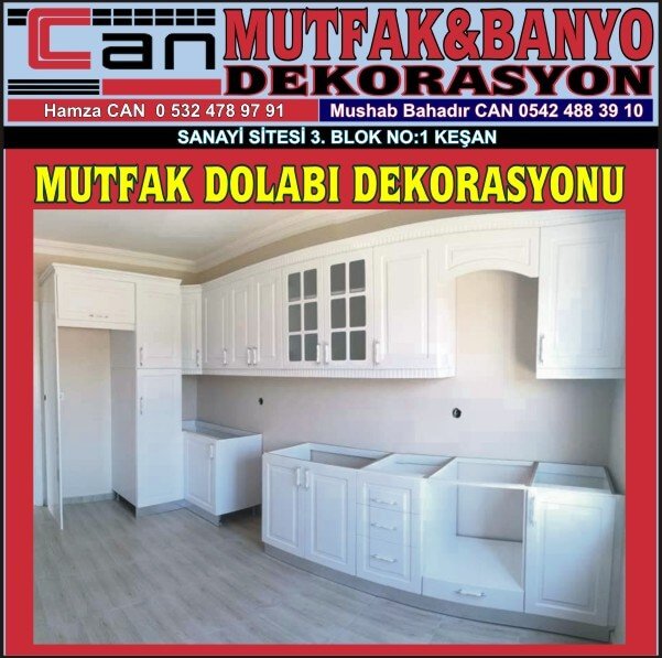 KEŞAN MUTFAK DOLABI DEKORASYONU CAN MUTFAK KEŞAN - Görsel 13