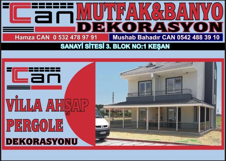 KEŞAN MUTFAK DOLABI DEKORASYONU CAN MUTFAK KEŞAN - Görsel 4