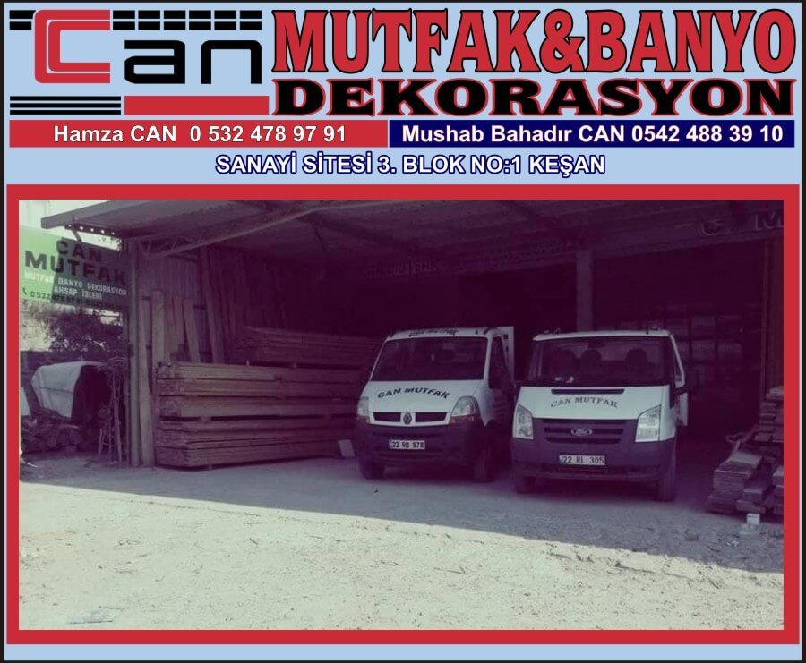 KEŞAN MUTFAK DOLABI DEKORASYONU CAN MUTFAK KEŞAN - Görsel 1