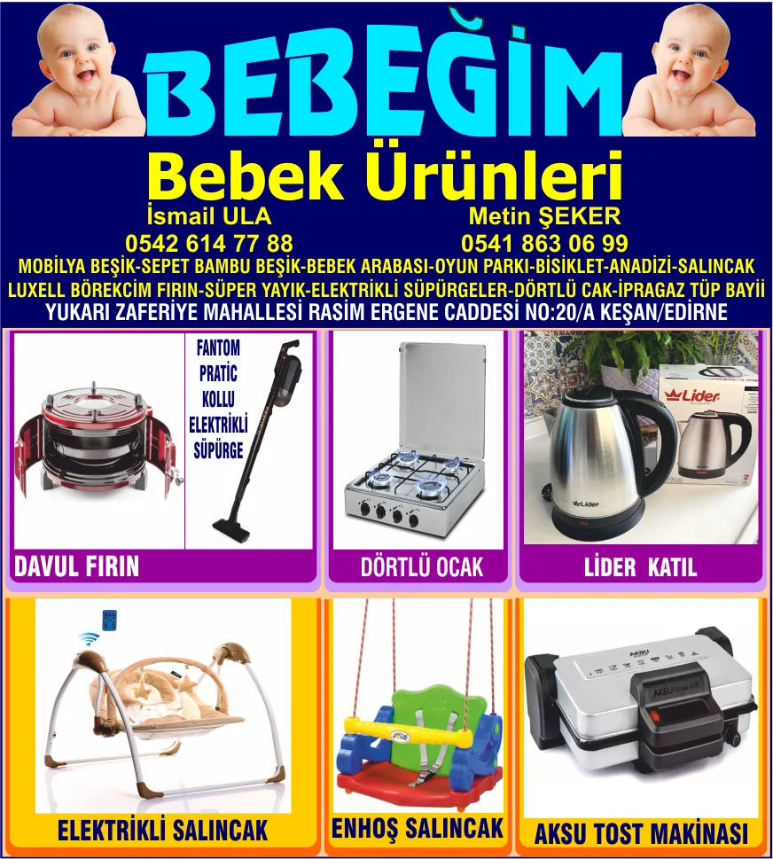 BEBEĞİM BEBEK BAKIM ÜRÜNLERİ KEŞAN - Görsel 6