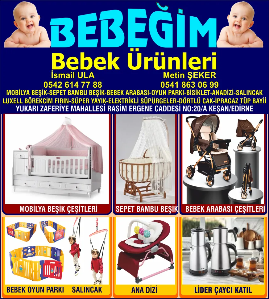 BEBEĞİM BEBEK BAKIM ÜRÜNLERİ KEŞAN